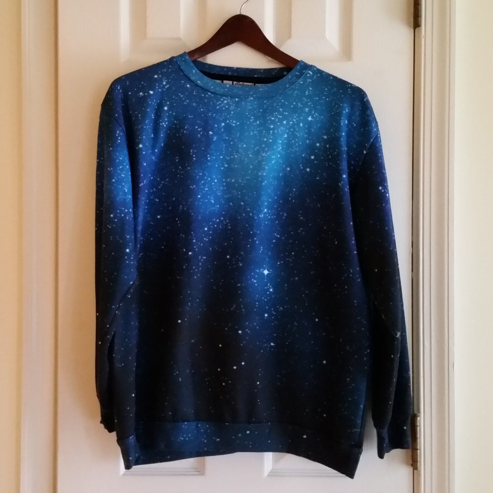 Beloved Blue Constellation Stars Nebula Sweater or Sweatshirt